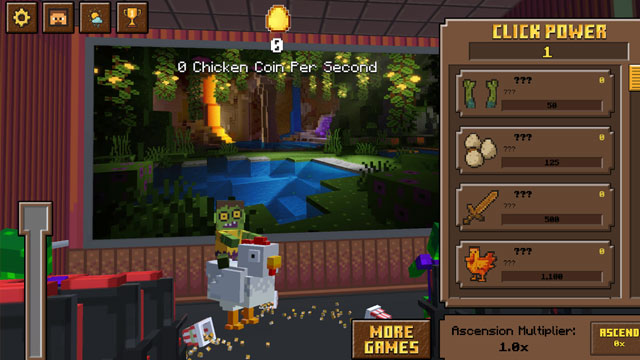 Chicken Jockey Clicker — Idle Madness Meets Minecraft Chaos 🐔🧟